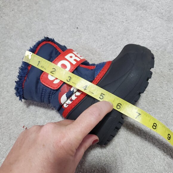 Sorel Kids Blue and Red Snow Boots - Picture 11 of 12